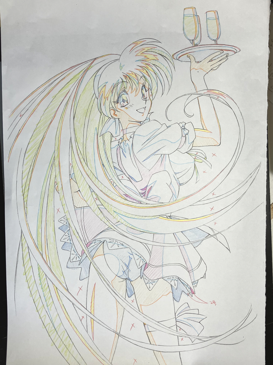 Yahoo!オークション - 美少女ゲーム「VIPER-V16」 グッズ用原画 縦長