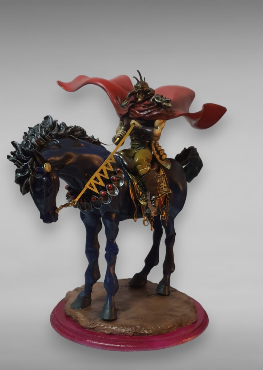 Yahoo!オークション - 海洋堂 北斗の拳 ラオウ&黒王号ガレージキット1/