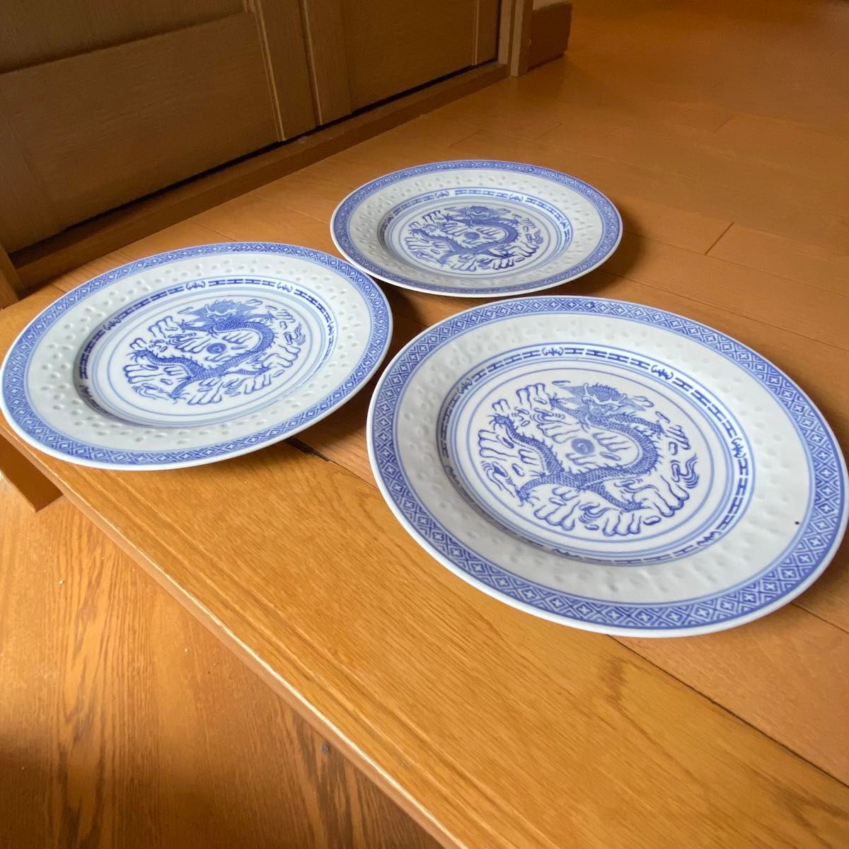 景徳鎮 プレート 皿 蛍 アンティーク シノワズリ 中華食器 チャイナ