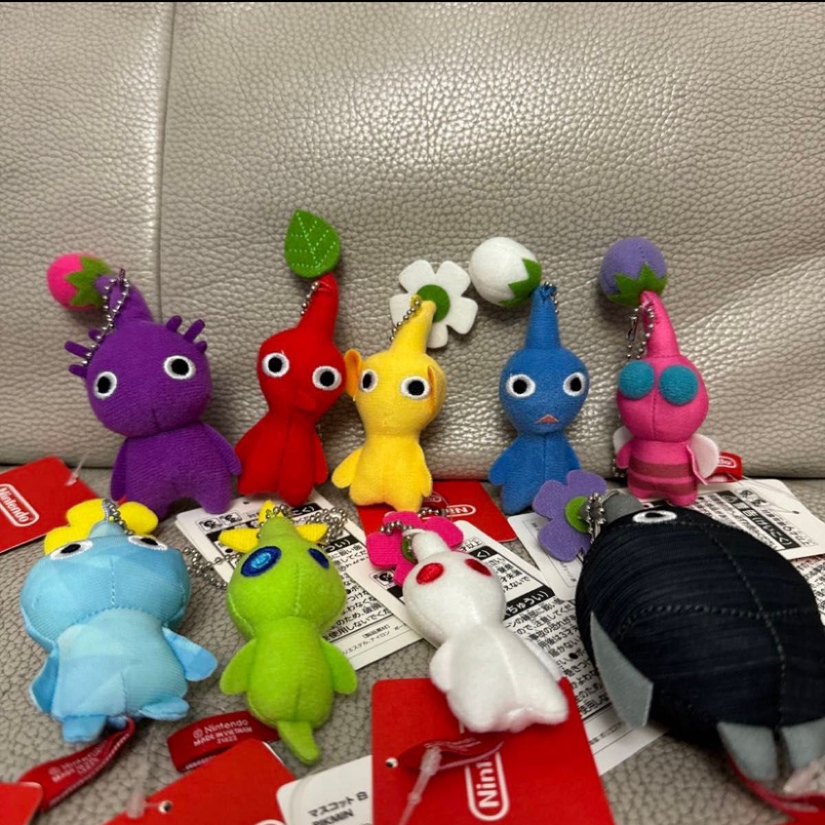 任天堂 ピクミン キーホルダー Nintendo 9種類 マスコット ぬいぐるみ