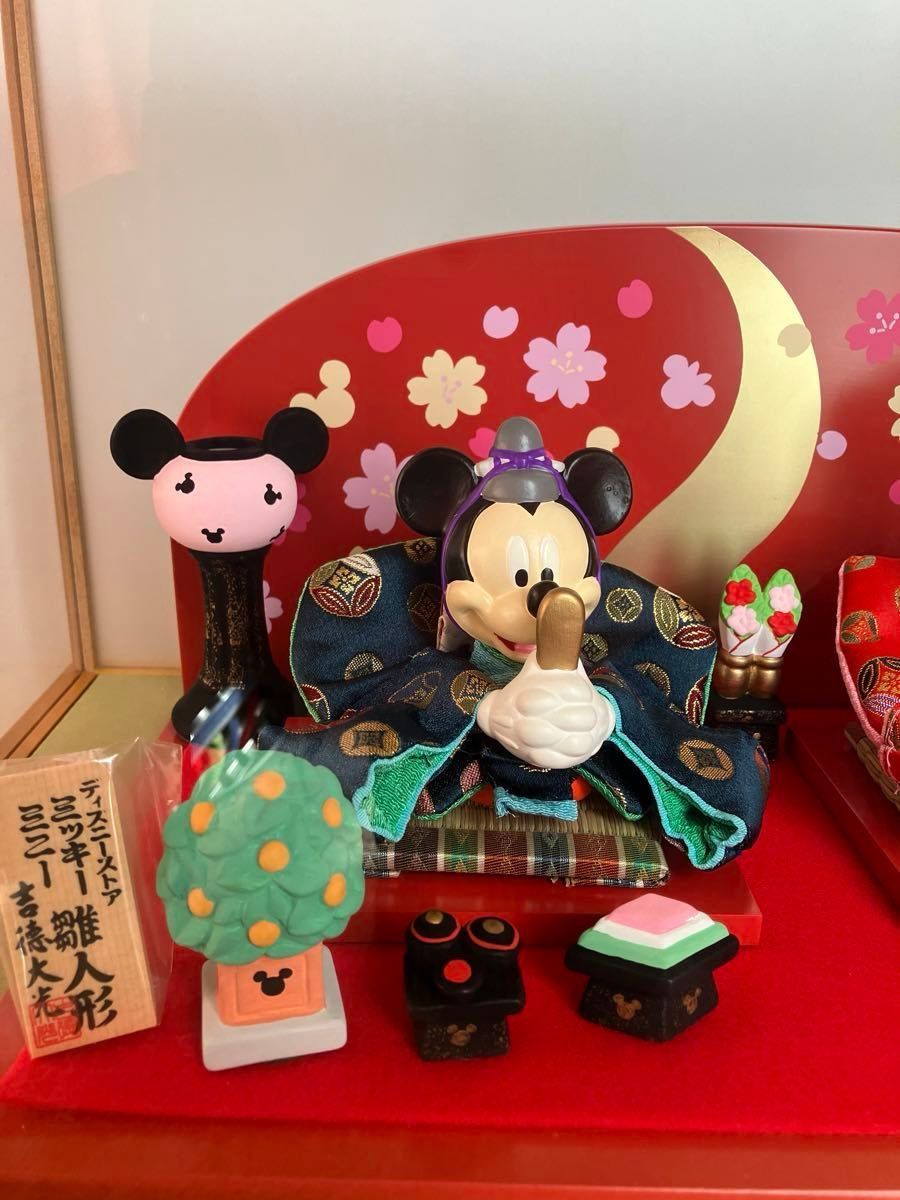ディズニーストア・20年以上前購入・吉徳大光・ひな人形 ミッキー