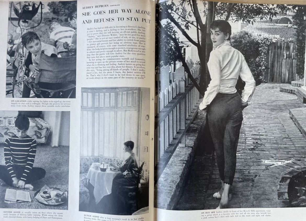 Yahoo!オークション - 希少品 1953年12月7日発行・オードリーヘップバ