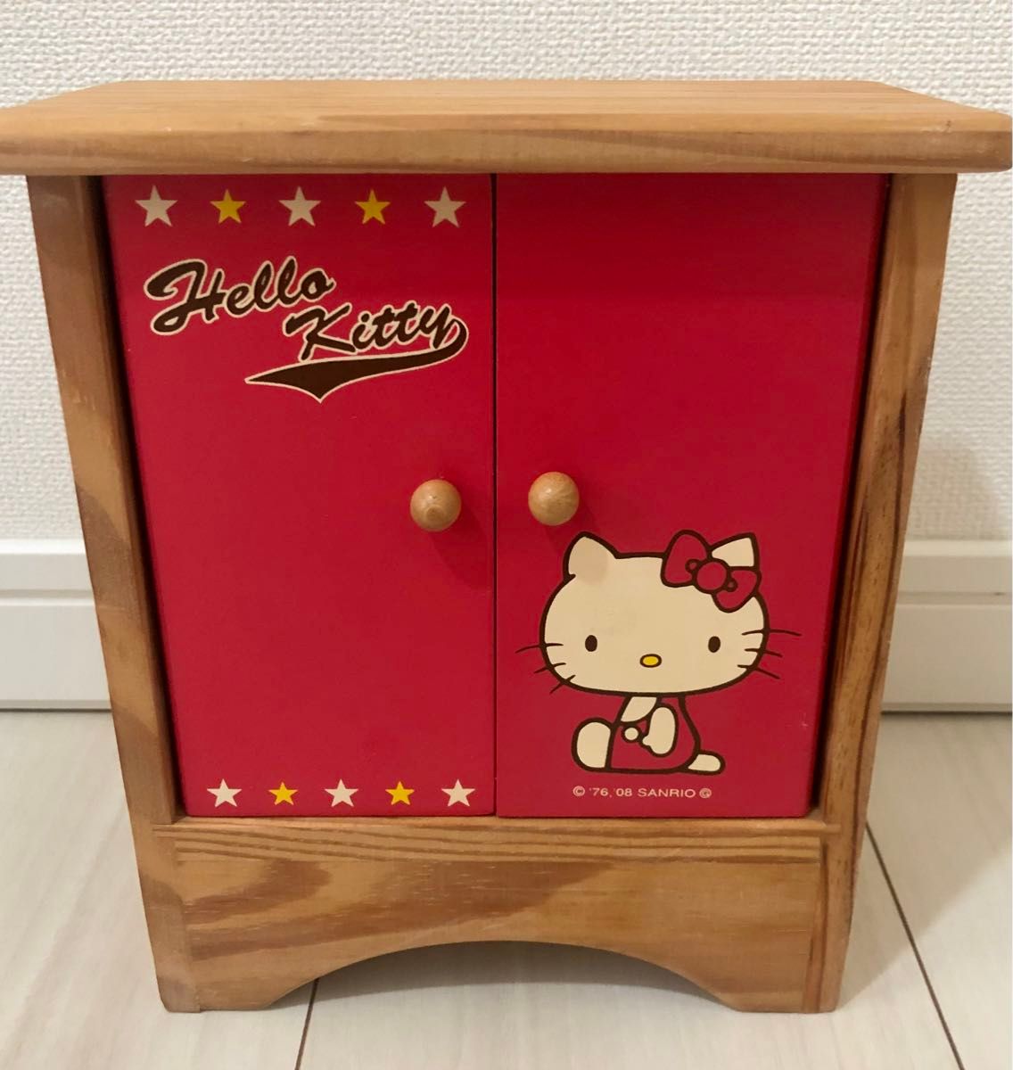 ハローキティ キティ 木製小物入れ ミニチェスト レトロ 希少｜Yahoo
