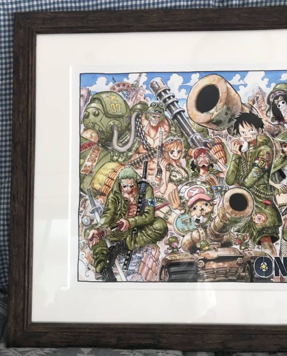 送料無料 ワンピース 未使用 複製原画 ジャンプフェスタ 2015 尾田