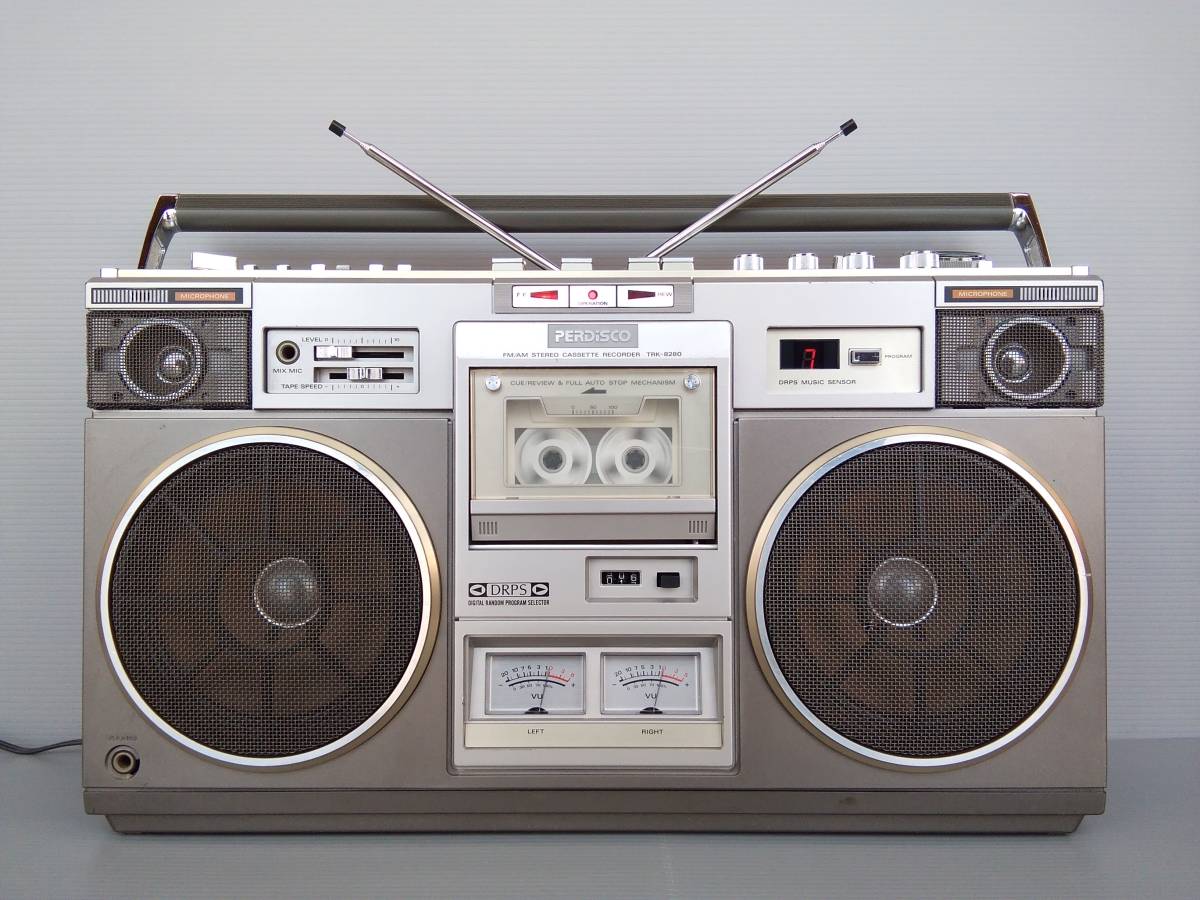 Yahoo!オークション - HITACHIラジカセretroパディスコTRK8280 中古動