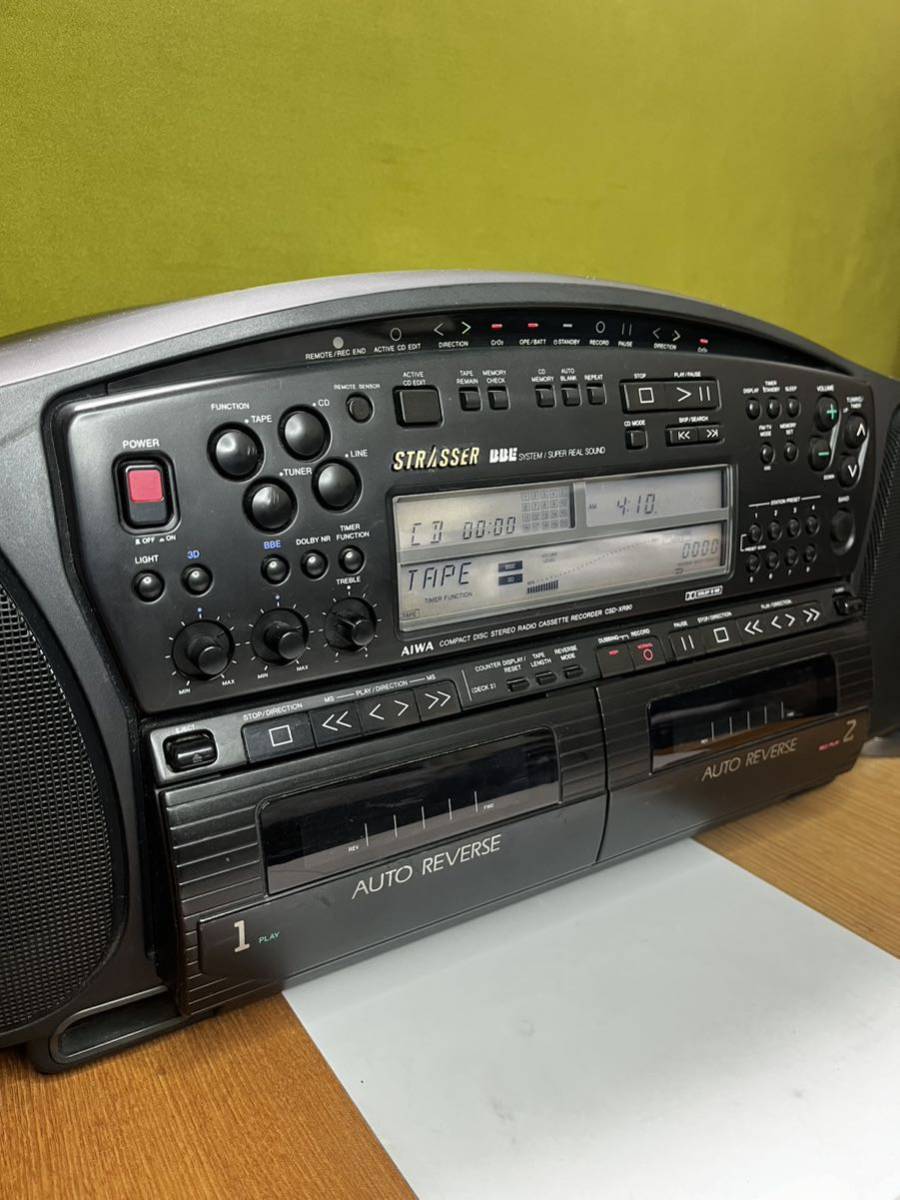 送料無料 【稼働品 】アイワ AIWA CSD-XR90 バブルラジカセ｜Yahoo