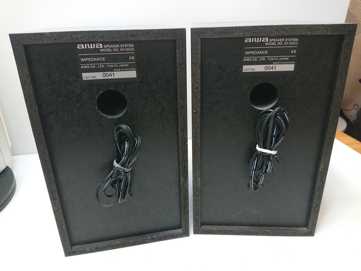 Yahoo!オークション - 管理1102 aiwa アイワ MD/CD ステレオ システム