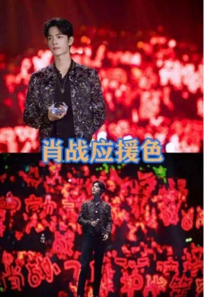 陳情令肖戦応援ツール戦字LEDライト50×50cm