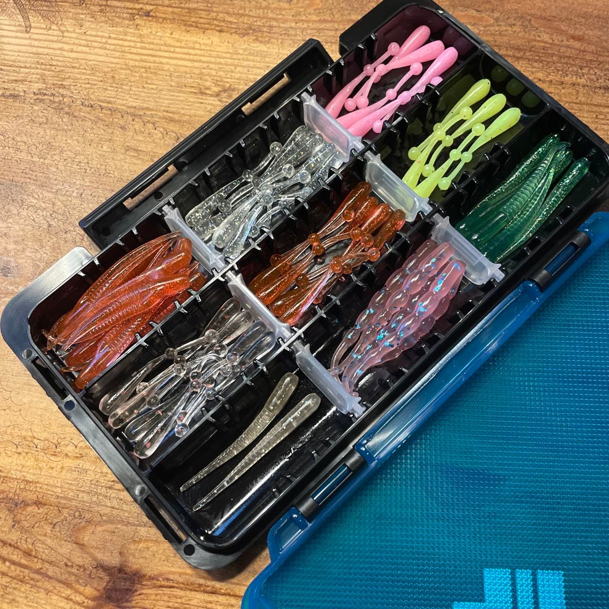 ③ サーティーフォー 34 アジング メバリング ワーム ケース セット