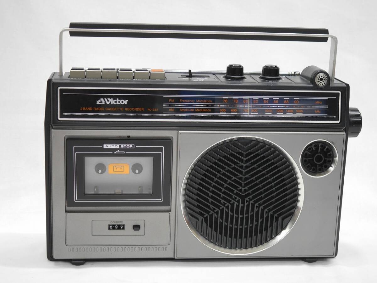 Yahoo!オークション - 昭和レトロ 日本 ビクターVictor RC-232 FM/AM