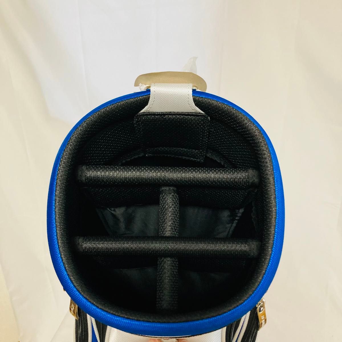 新品】HONMA キャディバッグ 9型 ホワイト ブルー 白 青 本間ゴルフ