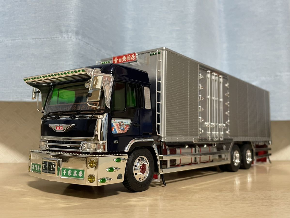 Yahoo!オークション - アオシマ 1/32 プロフィア テラヴィ 冷凍車 完成