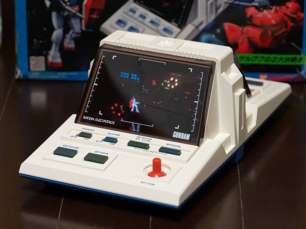 バンダイ 2人で対戦 燃えよガンダム テキサスコロニーの戦い LSI GAME