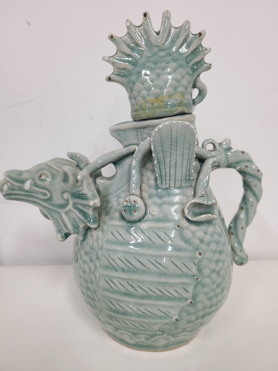 龍 陶器 骨董 アンティーク 時代物 ヴィンテージ