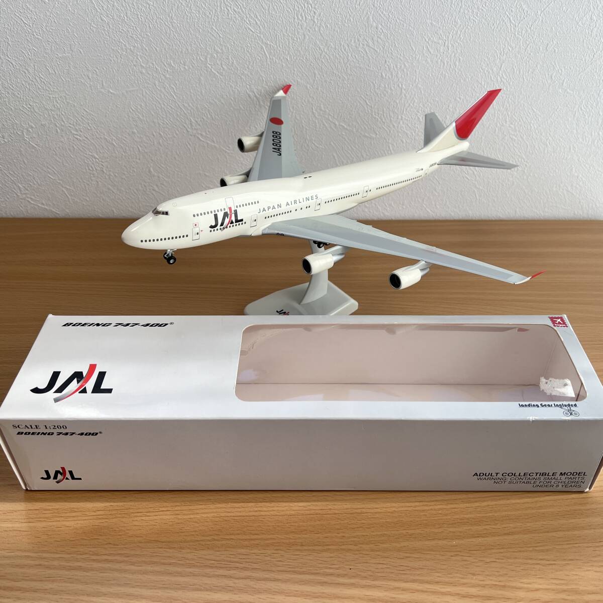 Yahoo!オークション - JAL B747-400 太陽のアーク塗装 1/200（Hogan）
