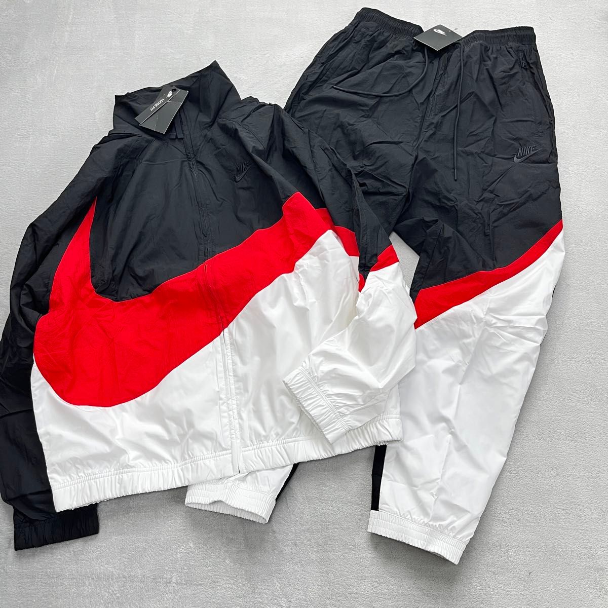 NIKE BIG SWOOSH セットアップ 上下セット ビッグスウッシュ ナイロン