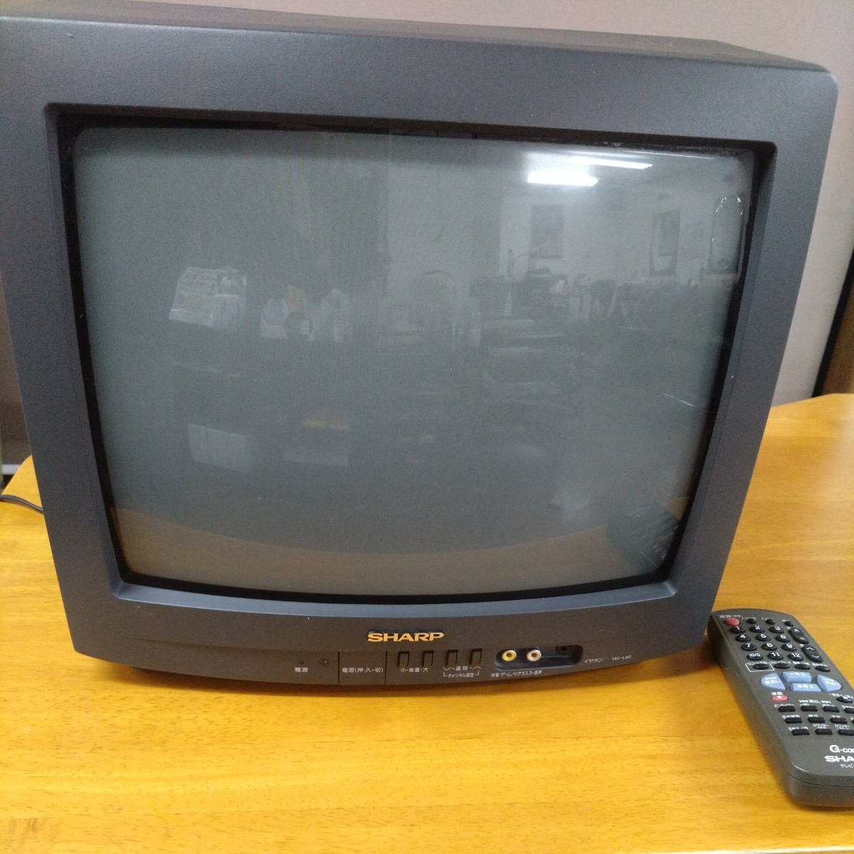 Yahoo!オークション - SHARPシャープ14C -L40 ブラウン管テレビ リモコ