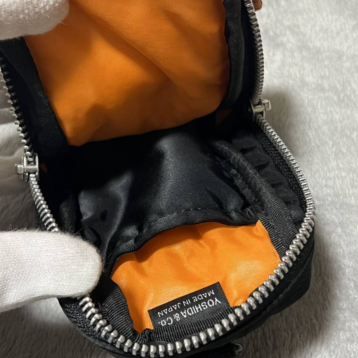 極美品 】PORTER TANKER POUCH モバイルポーチ 小物入れ ミニポーチ