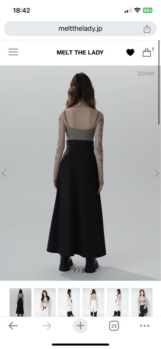 melt the lady lily tattoo tops｜Yahoo!フリマ（旧PayPayフリマ）