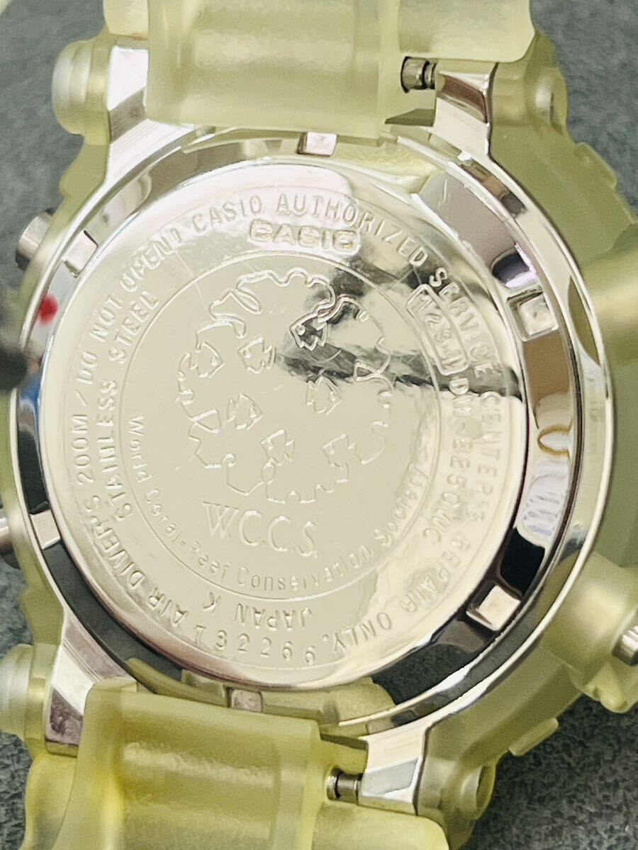 電池交換済】G-SHOCK Gショック W C C S サンゴ礁 FROGMAN