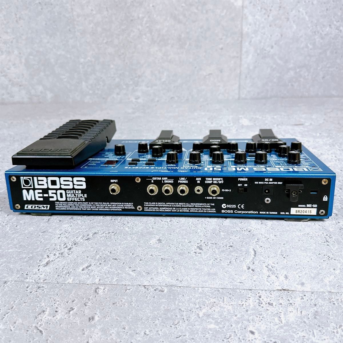 良品 BOSS ギターマルチエフェクター ME-50 ボス 青 ブルー｜Yahoo