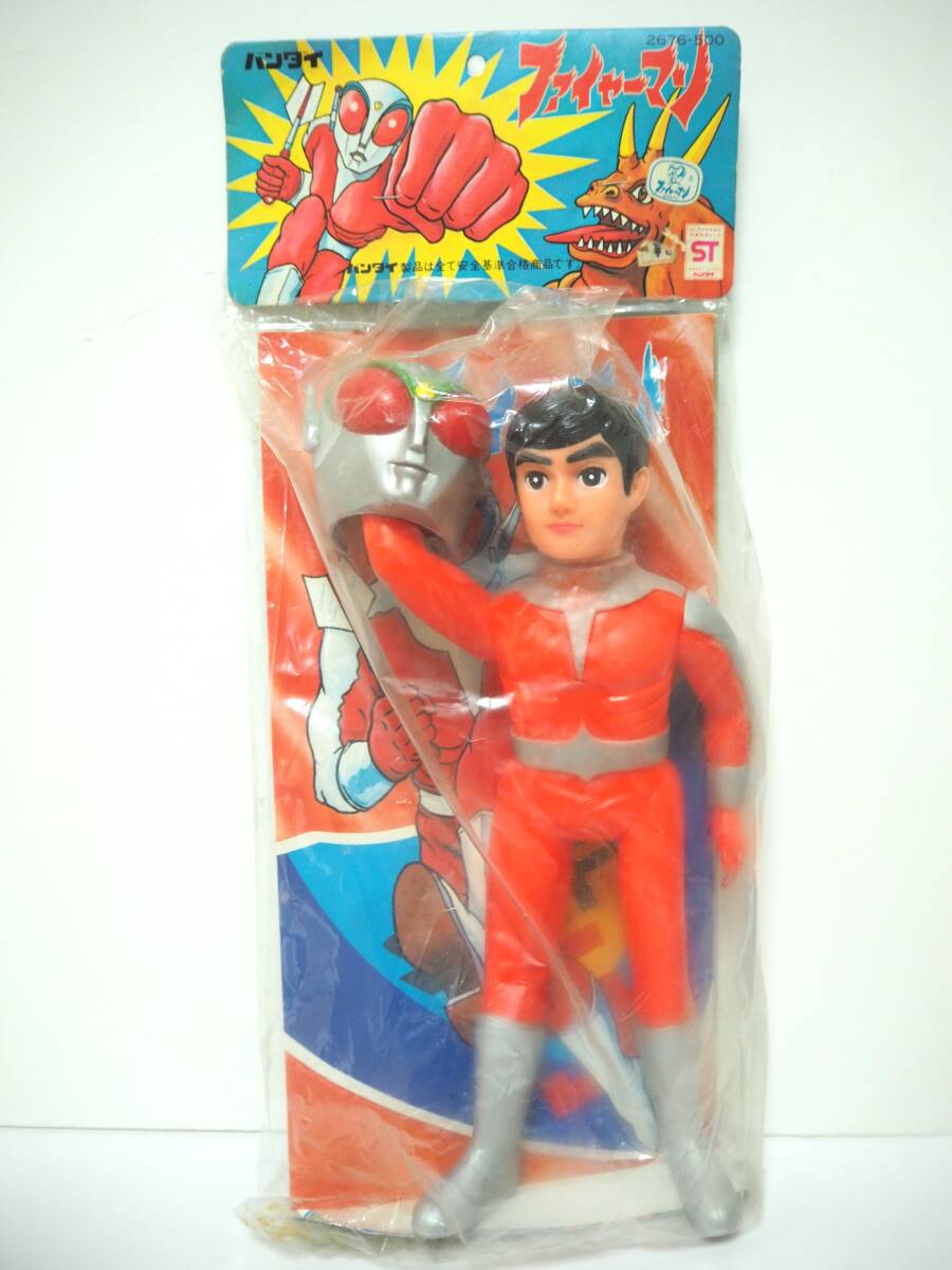 Yahoo!オークション - ファイヤーマン ソフビ 旧バンダイ 面取れ 当時