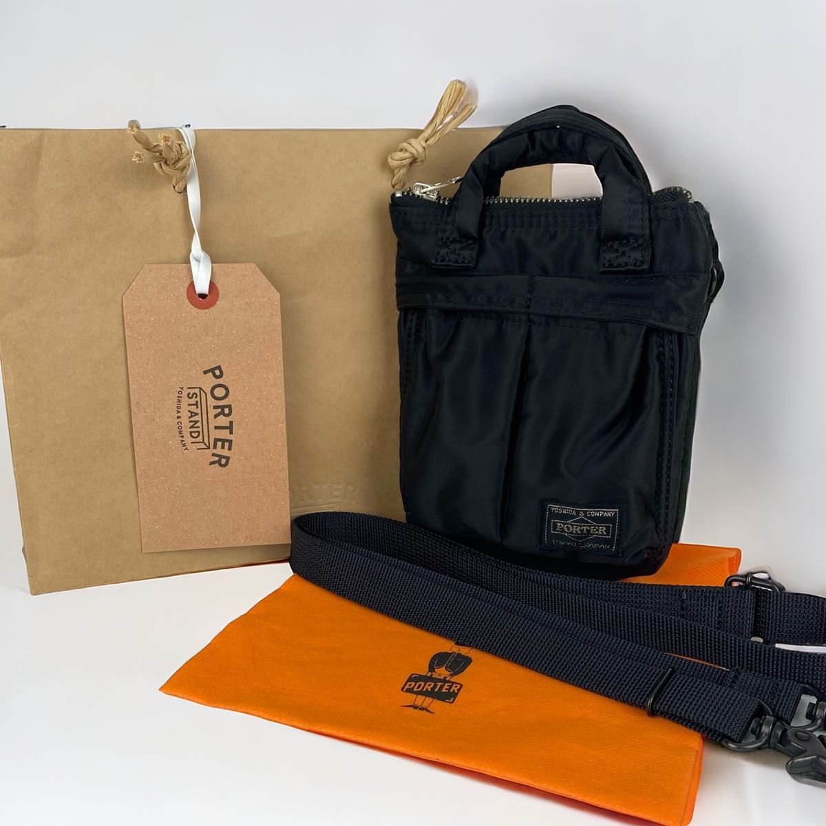 現行】PORTER / HOWL HELMETBAG MINI / ブラック ポーター ハウル ミニ