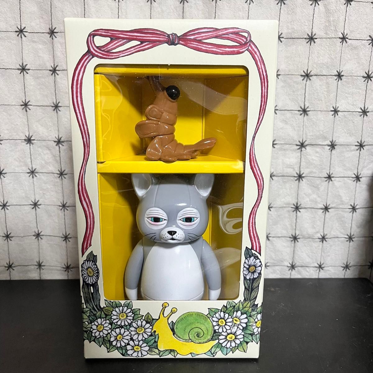 ヒグチユウコ ニャンコとアノマロのお人形 ソフビ フィギュア ボリス