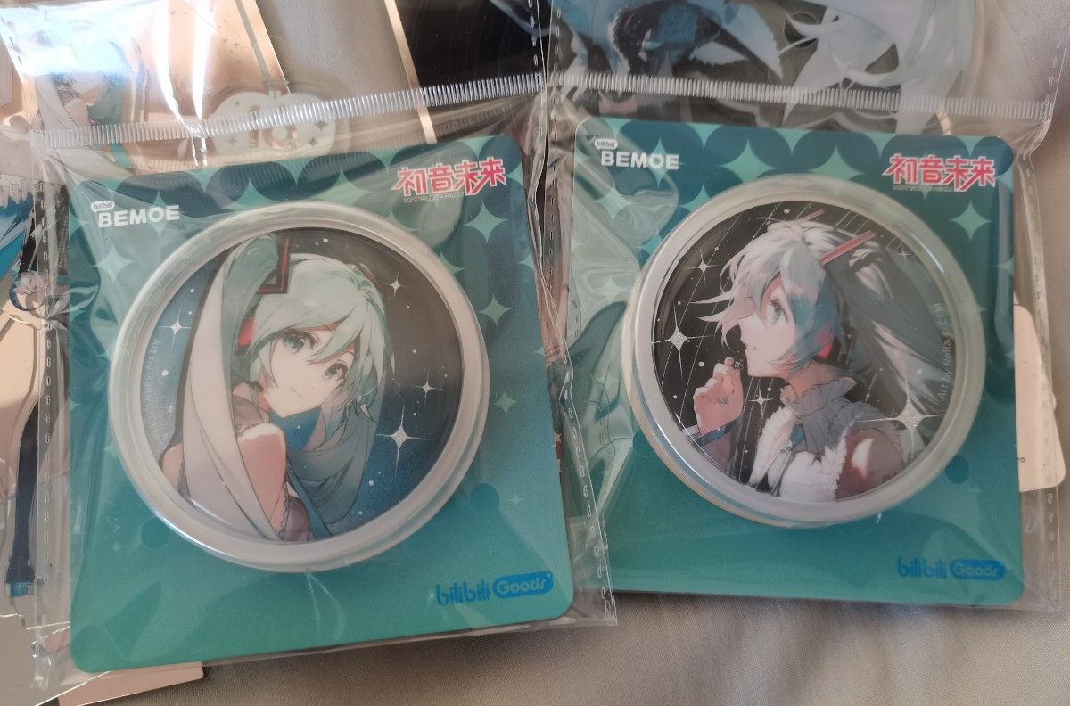 初音ミク Happy 16th Birthday 中国限定 2点 まとめ売り 缶バッジ