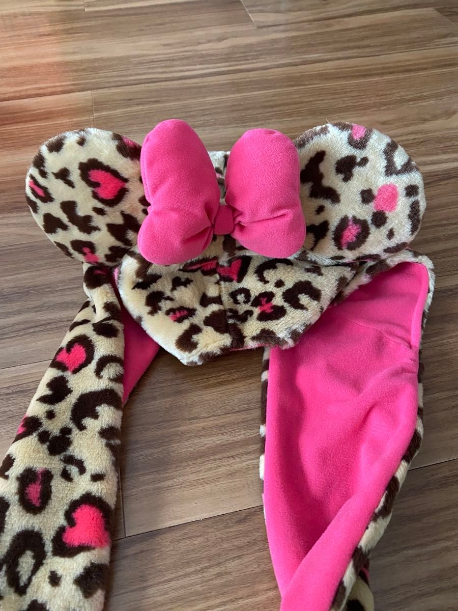 ディズニー ファンキャップ マフラー キャップ ヒョウ柄｜Yahoo!フリマ