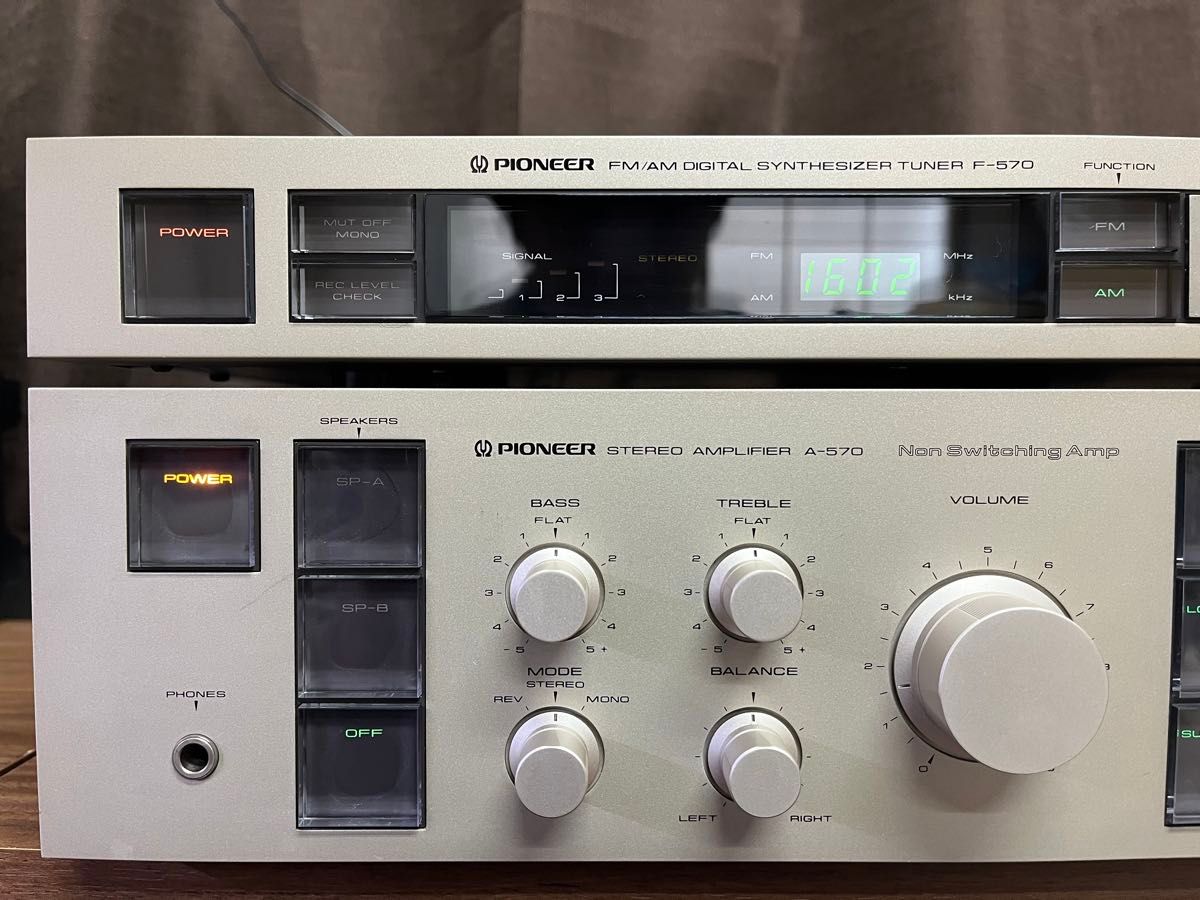PIONEER A-570 F-570｜Yahoo!フリマ（旧PayPayフリマ）