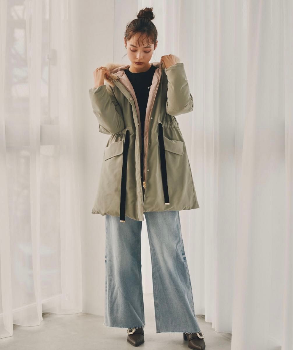 ジルバイジルスチュアート ミリタリーリバーシブルコート2023