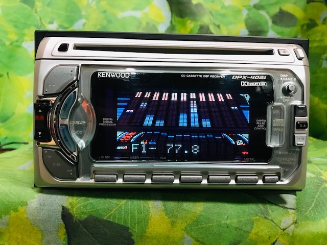 ケンウッド DPX-4021 スペアナ グライコ ネオクラ CD・カセット