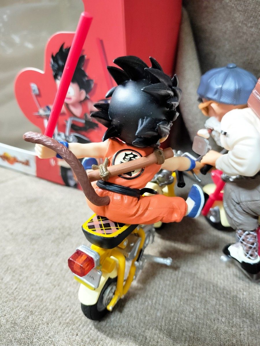ドラゴンボール 孫悟空 亀仙人 バイク フィギュア 2体セット 鳥山明