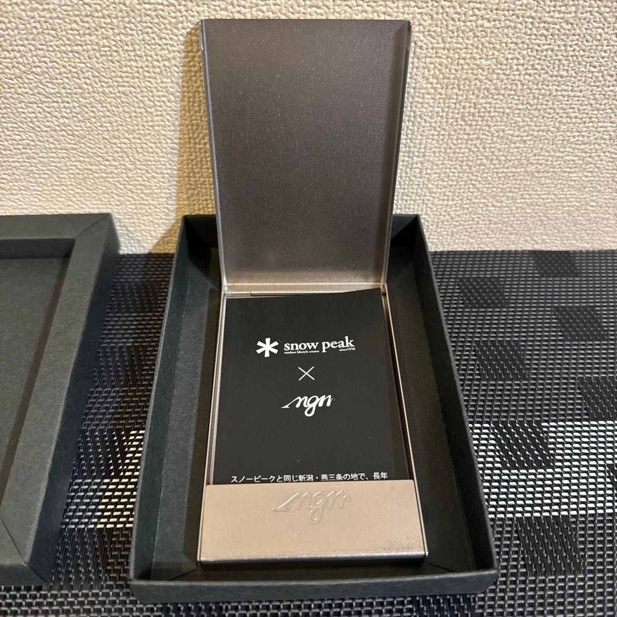 限定100個 スノーピーク チタン名刺入れ ポイントギフト 非売品 チタン