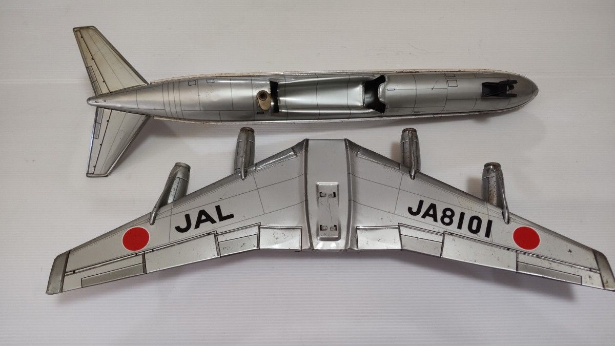 ATCアサヒ玩具 日本航空ボーイング747型 ジャンボジェット機 ブリキ