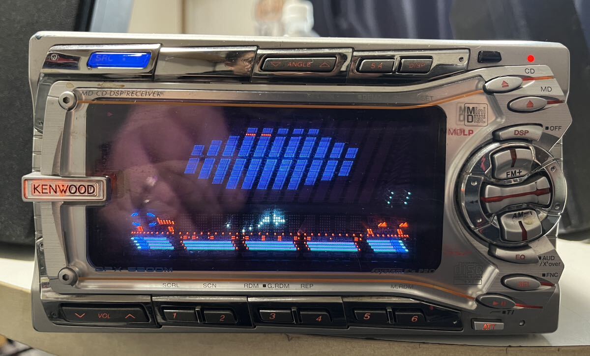 DPX-6200M 動作確認済 KENWOOD CD MD プレーヤー ケンウッド カーステ