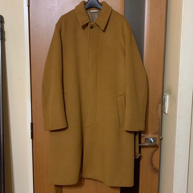 希少 定価91800円『AURALEE』ビーバーメルトンコート オーラリー