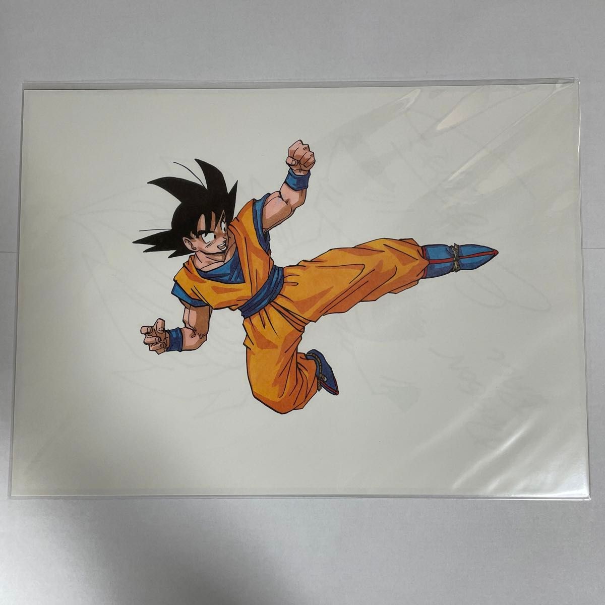 ドラゴンボール 孫悟空複製原画 複製スペシャルサイン 模写用紙 鳥山明