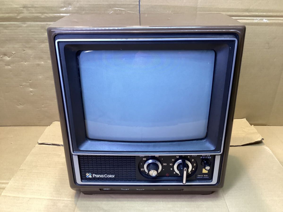 Yahoo!オークション - Nationalナショナルカラーテレビ TH-13-R31 76製