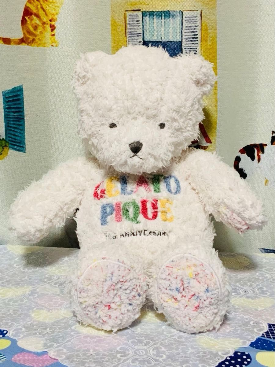 新品タグ付】ジェラートピケ『15th』カラースプレーxジェラートベアM