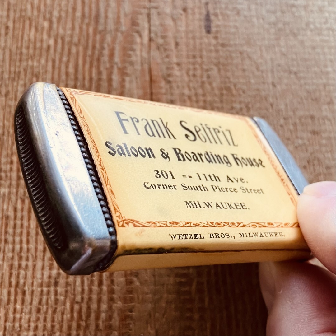 USA マッチケース／1800s~／vintage／アメリカ／Match Safe／当時物