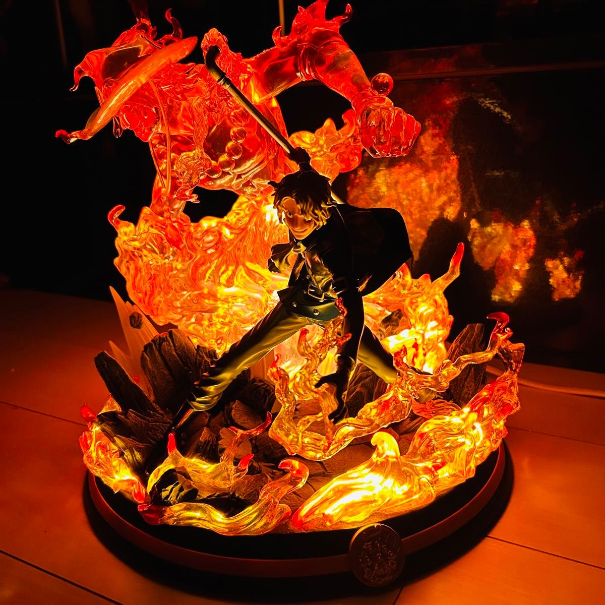 ワンピース 炎の伝承 ガレージキット 正規品 フィギュア サボ エース