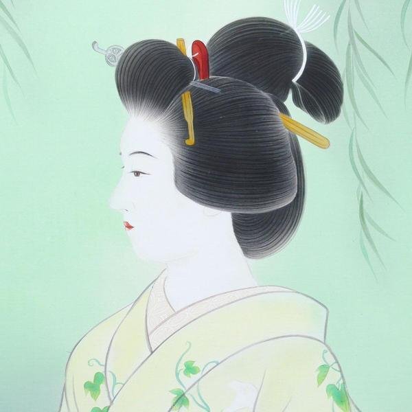 Yahoo!オークション - 【真作】【WISH】堀江豊生(堀江浮水)「夏乃夕涼