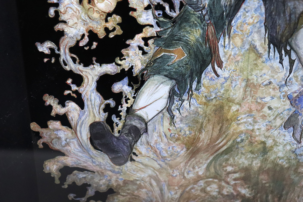 Yahoo!オークション - 天野喜孝 漆セミオーダー WATER WARRIOR FFⅩ