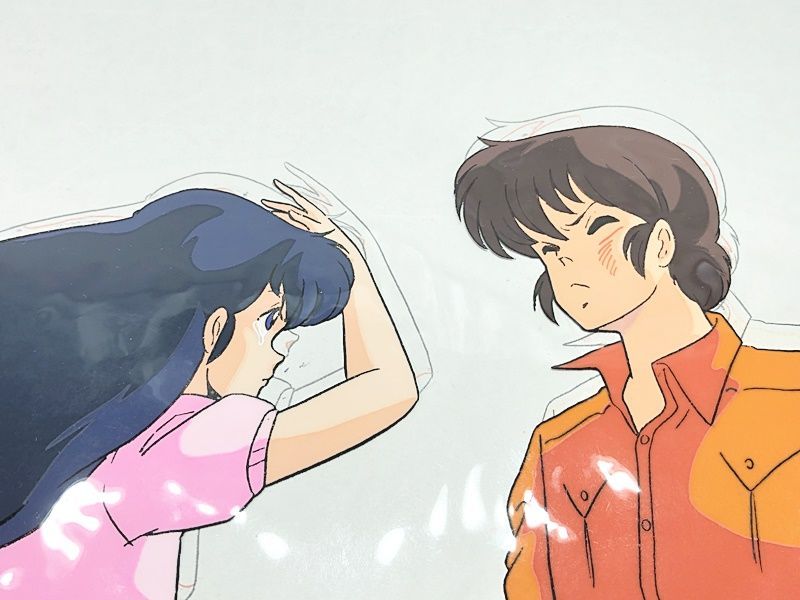 Yahoo!オークション - セル画 下絵 めぞん一刻 音無響子 五代 裕作 画