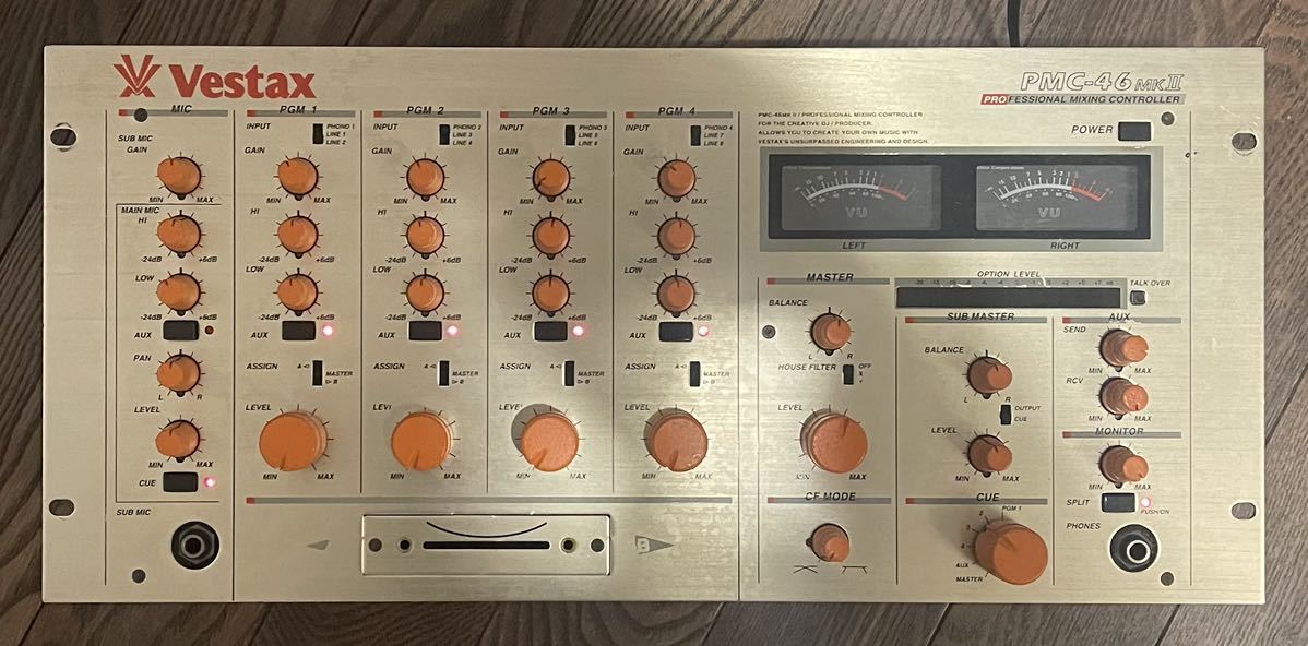 Yahoo!オークション - Vestax PMC 46 MK2 ベスタクス DJミキサー ジャ