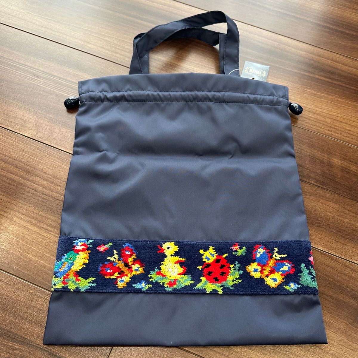 上履き入れ フェイラー 学校 ハイジ ネイビー FEILER 新品 シューズ