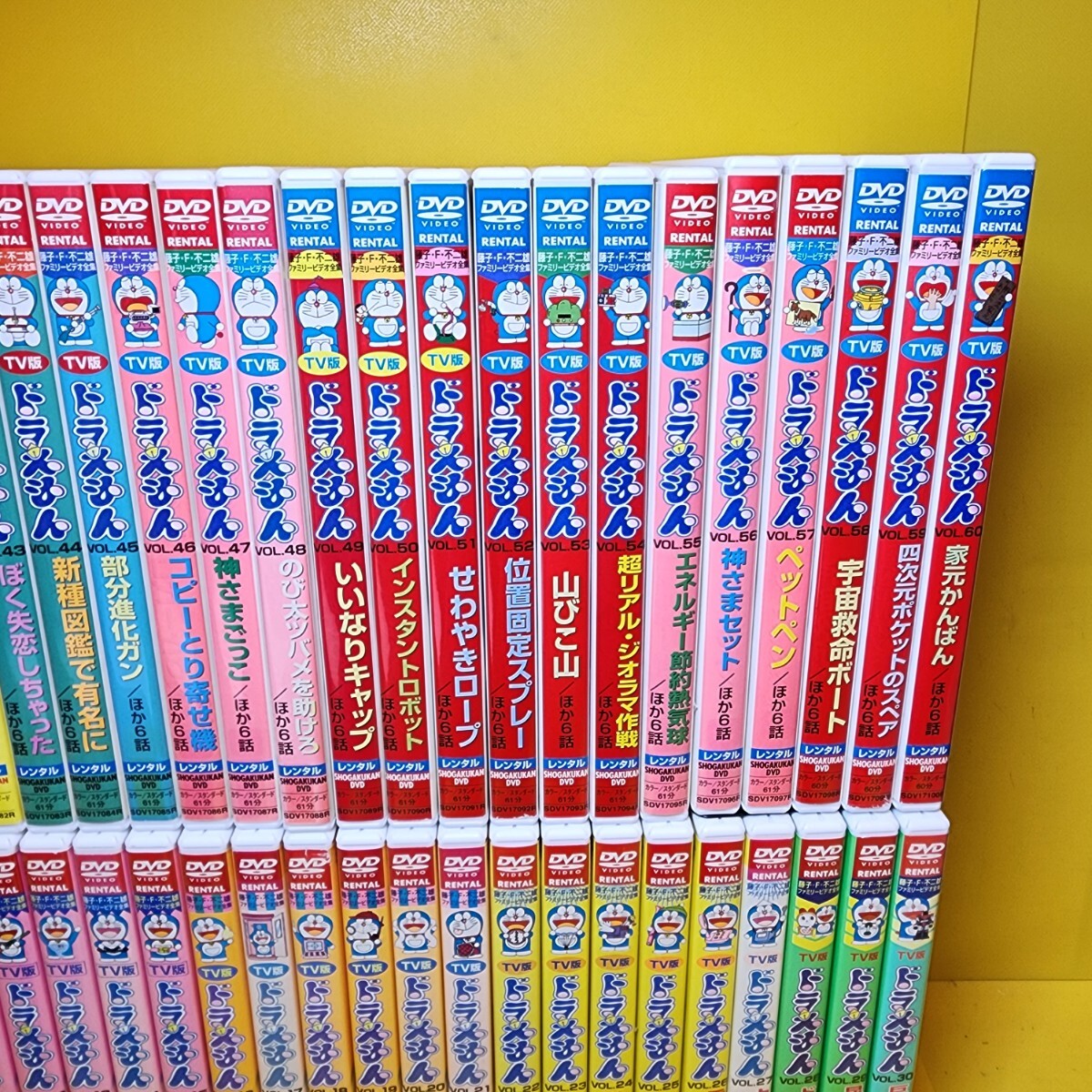 新品ケース 交換済み 大山のぶ代 TV版 ドラえもん vol 1～60 DVD 全60