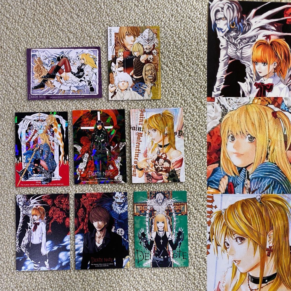 デスノート【レア】カード ミサミサ 弥海砂 夜神月 シークレット